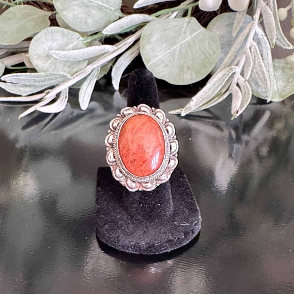 🤎 Vintage Sterling Silver Statement Ring